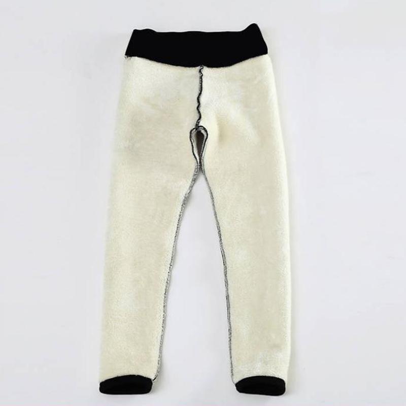 Frauen Winter Verdicken Leggings Warme Fleece Hosen Weibliche Thermische Leggins