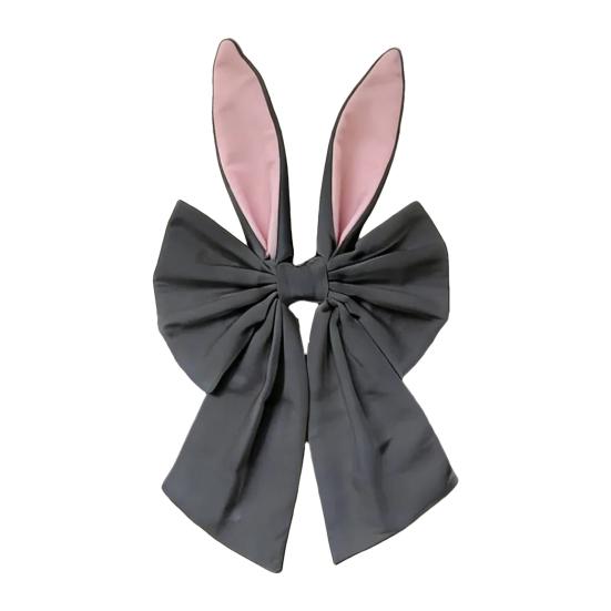 

16 Inch Easter Wreath Bows Happy Easter Bunny Ear Bow for Tree Topper Decorative R