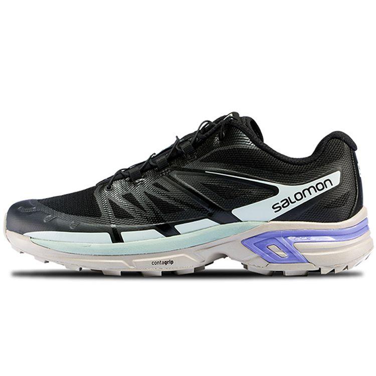 SALOMON Xt-Wings 2 Outdoor Sports Mesh Low-Top Running Shoes Unisex Sneaker Black 413137