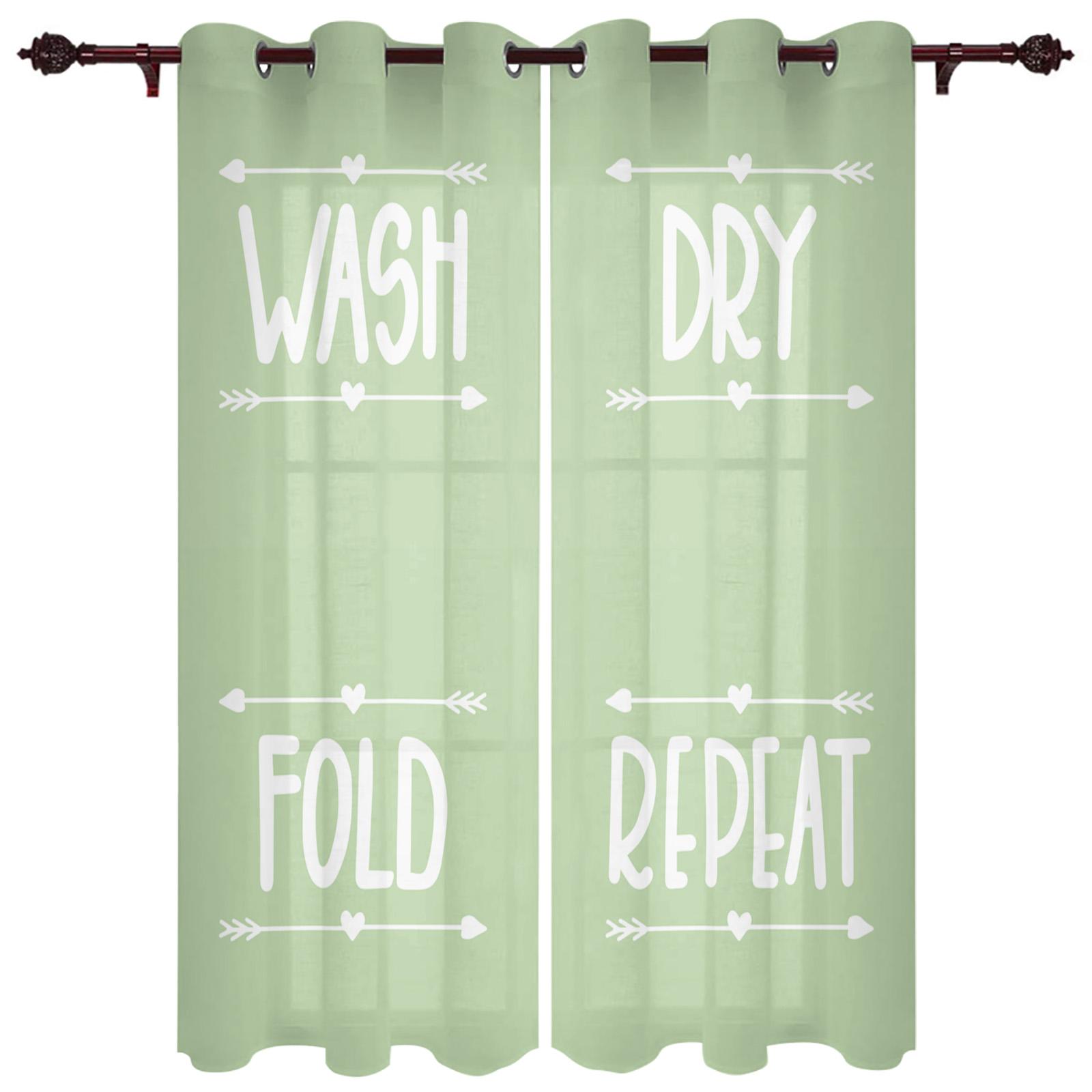 Прачечная Рисунок Ретро Шторы на окна Гостиная Роскошный декор Рождественские шторы — фото 7