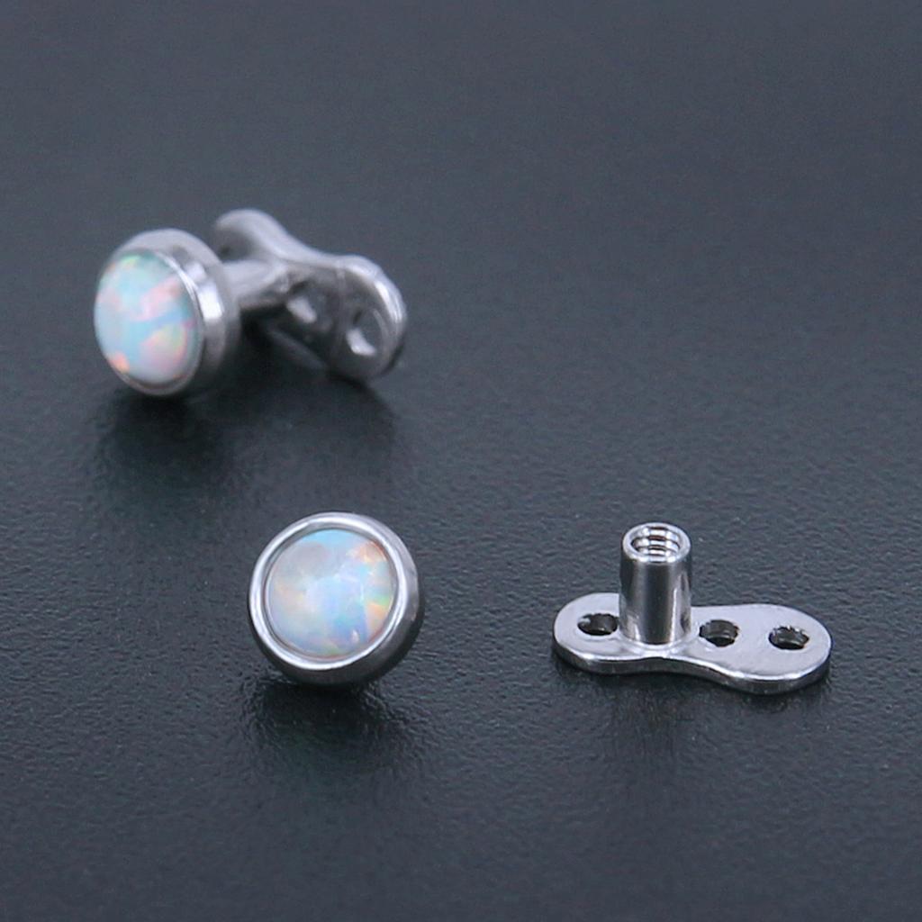 Fashionable ASTM F136 Sturdy Steel Materials Dermal Anchors Piercing Microdermal Jewelry Statement Pieces Daily Use
