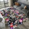 Grand Tapis de Sol Lavable avec Design Boule de Billard Noire 8, Tapis Antidérapant pour Canapé, Cuisine, Toilettes, Décoration de Salon