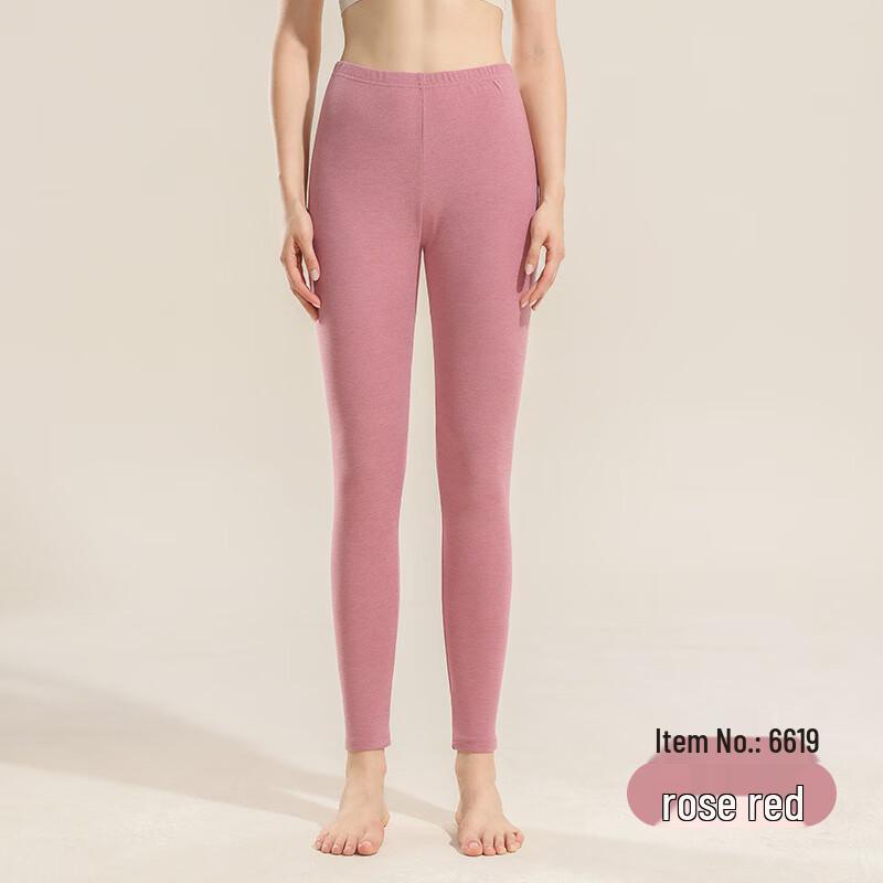 OEING Women's High-Waist Ribbed Thermal Leggings