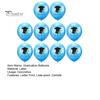 10Pcs Trendy Glitter Thickened Grad Balloons Graduation Season Photo Props Grad Balloons Party Supplies