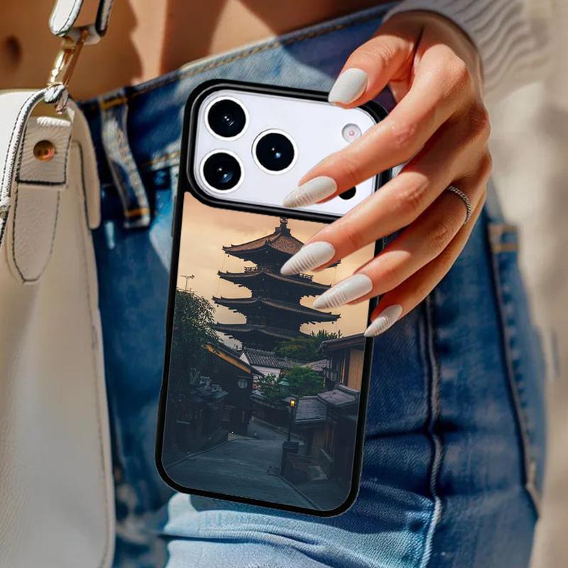 Kyoto Japan Old Capital Phone Case For iPhone 17 Air 14 15 13 12 Max Cover For Apple 14 15 16 16e 11 Pro Max Plus