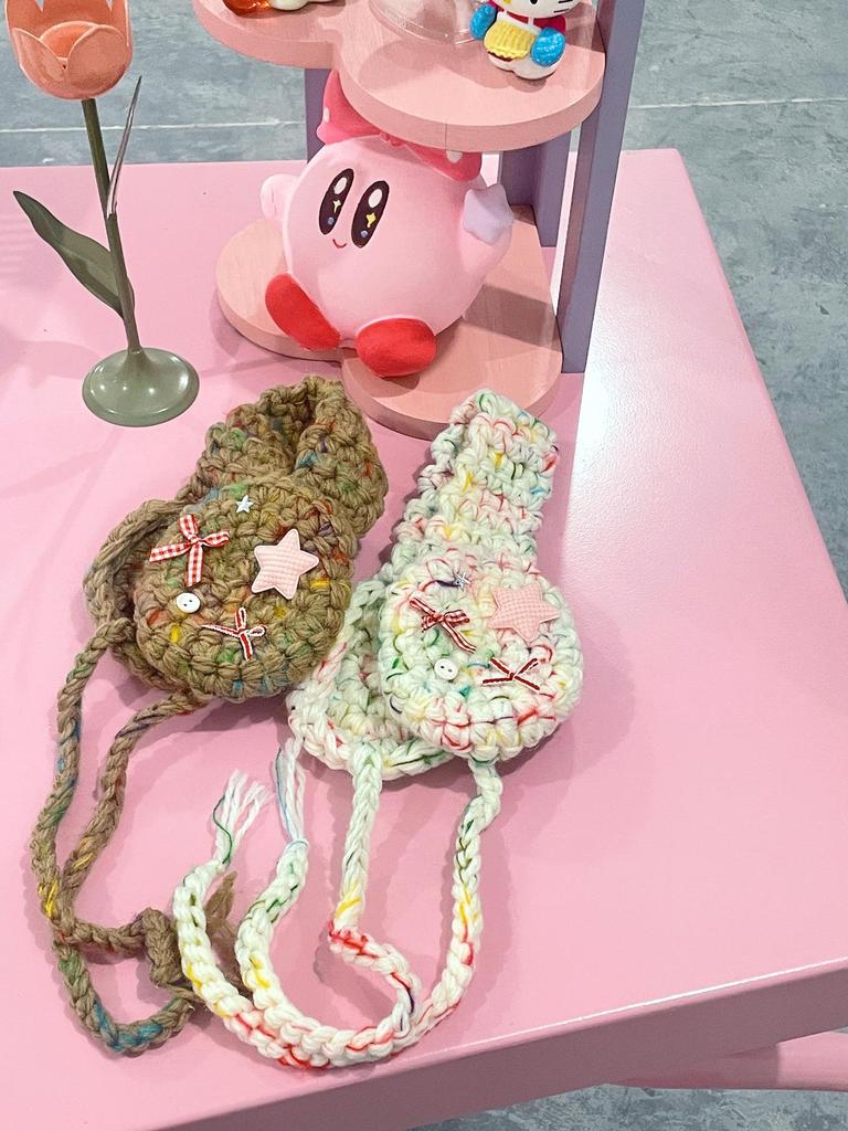 CornerParty Handmade Wool Earmuffs: Warm, Versatile, and Cute with Unique Colored Balls.