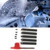 5Pcs 14in Indexable Turning Tool Set Cemented Carbide Machining Lathes Cutting Facing Tools