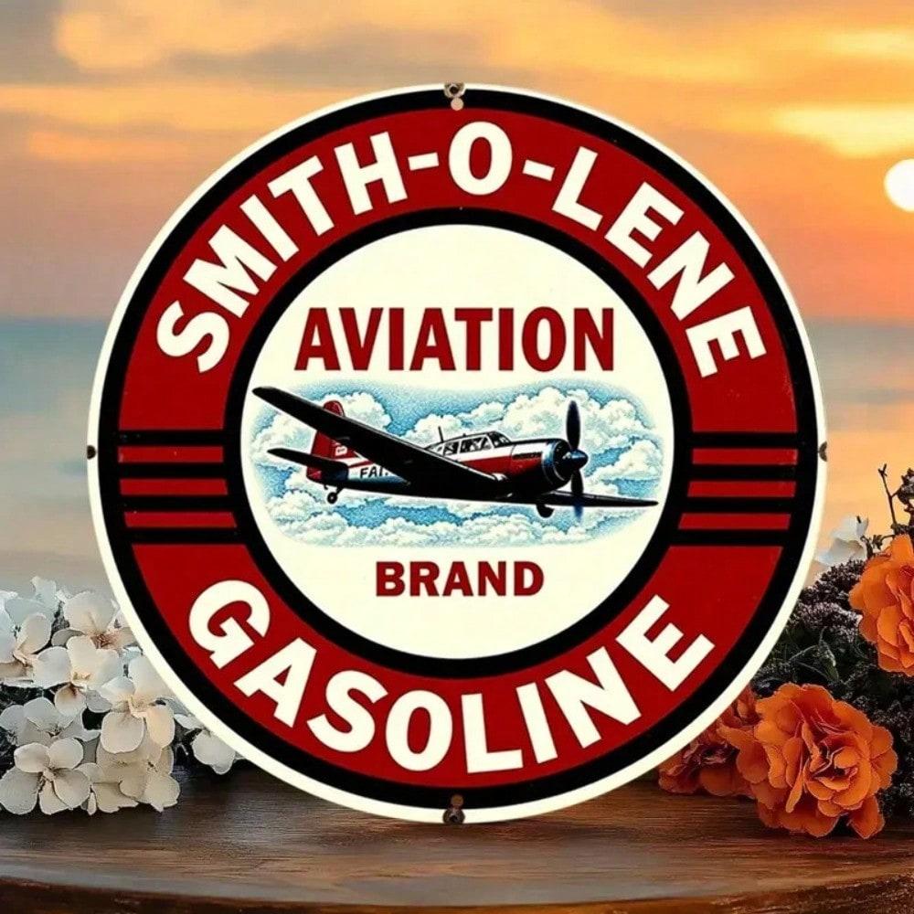 Vintage Metal Tin Sign Garage Decor Retro Aviation Wall Art Personalized Bar Pub Workshop 20x20