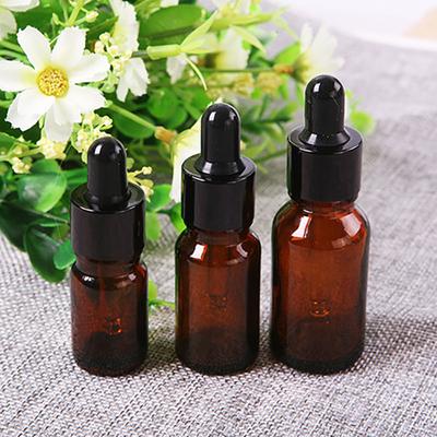 Braunglas-Pipette für ätherische Öle, flüssiges Reagenz, leere Tropfflasche, 5–50 ml