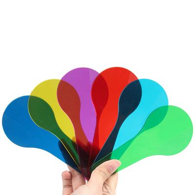 6 pezzi tavole di apprendimento a colori per bambini tavolo luminoso Montessori giocattolo educativo precoce disegno in plastica giocattoli cognitivi per bambini