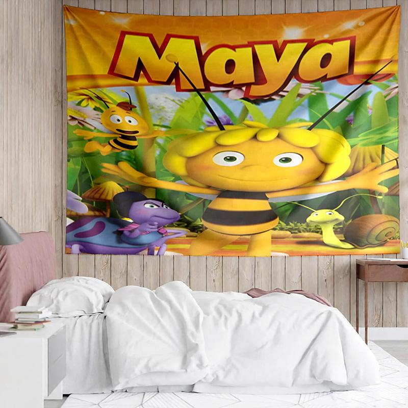 1 PZ Ape Avventura Maya Arazzo Accessori Stanza dei Giochi Arazzo, per Camera da Letto, Soggiorno, Stanza del Dormitorio Decorazione Murale Ventaglio Regali di Compleanno