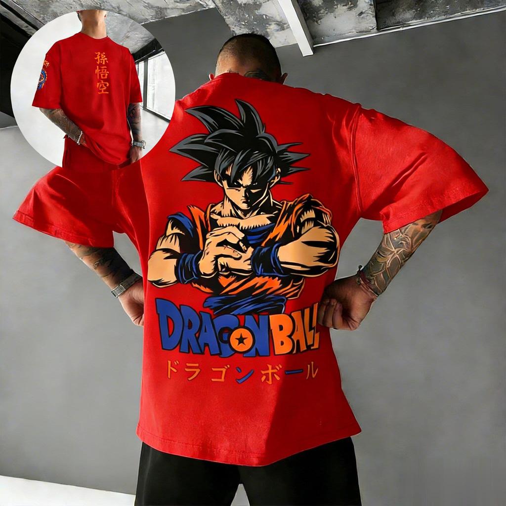 Dragon Ball Son Goku 2026 Short Sleeve T-Shirt, Men's and Women's, Men's Fitness Sport T-Shirt.