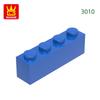 Non-Toxic 67Pcs/Lot 3010 1X4 Basic Building Blocks Moc Parts Compatible With Bricks Diy Children Toys Assembly Gift Storage Box