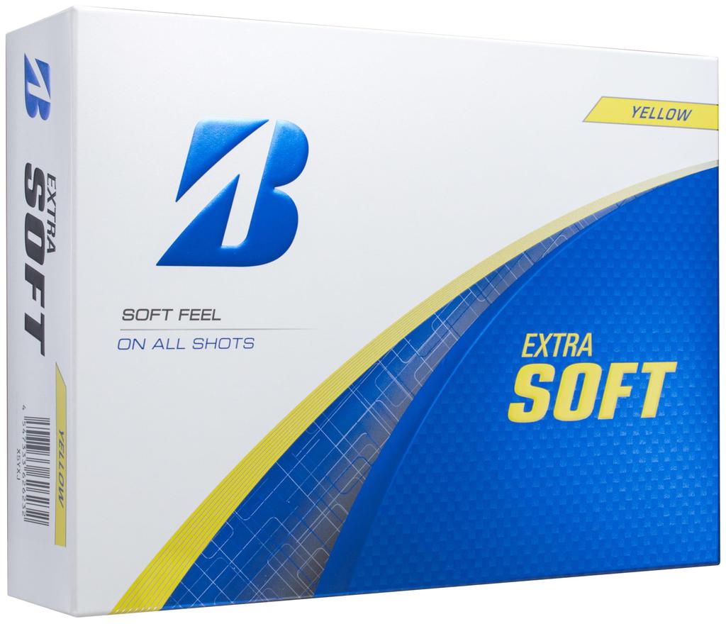 BRIDGESTONE Golfball EXTRA SOFT 2025 Modell 12 Bälle Gelb X5YXJ