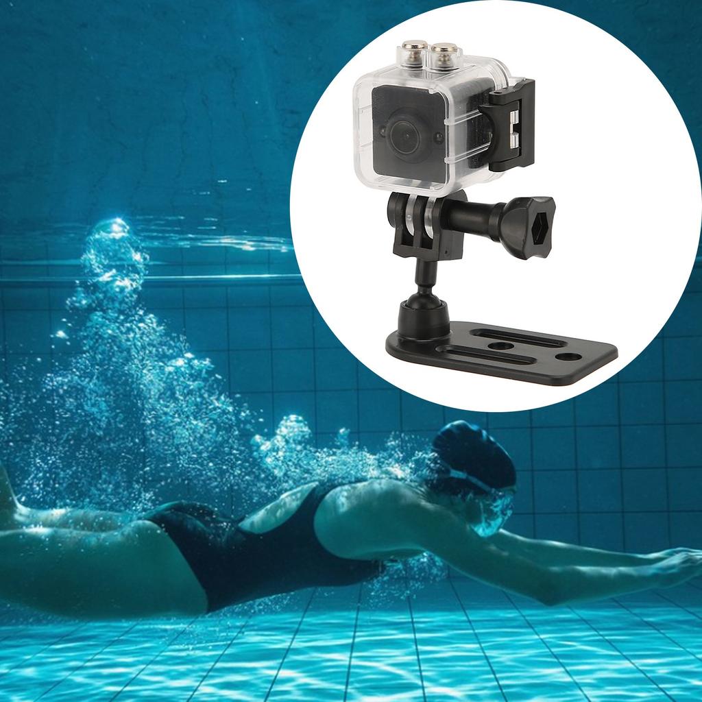 Action Camera 1080P 12MP 32ft Waterproof 155 Degree Night Vision Lens Sports DV Camera for Swimming 
