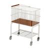 Kleideraufbewahrungswagen mit herausnehmbarem Korb, 70 cm hoch, Farbe, zur Organisation von Schmutzwäsche
