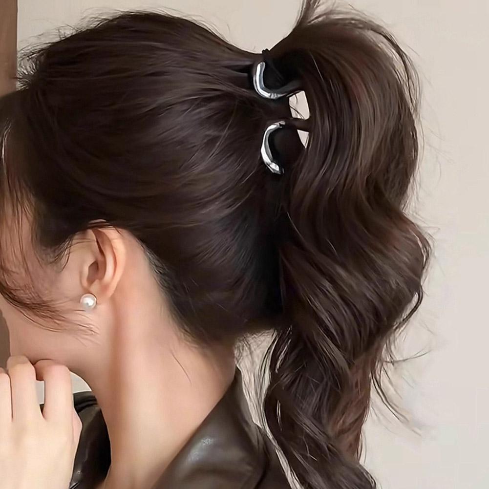 Einfache Unregelmäßige Haarklammer Haifischklemme Damen Premium 2026 Neue Haarnadel Hinterkopf Haarschmuck Haarnadel Elegant
