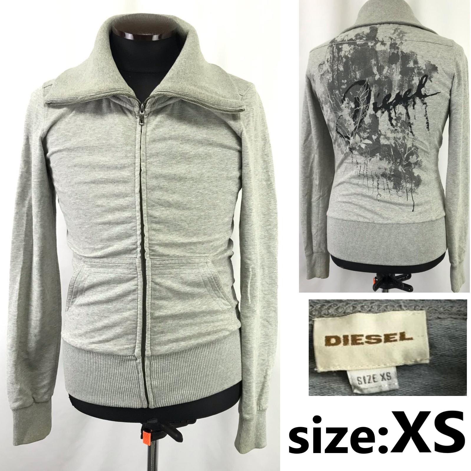 

DIESEL Sweat Jacket Gray Men s XS(USED)