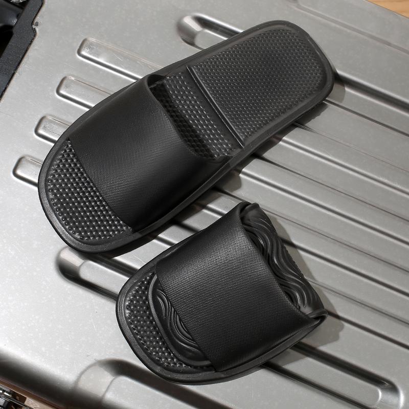 Portable Foldable Home Slide Shoes El Travel Anti-Skid Bathing House Guest Use Mens Women'S Unisex Flat Shoes Salon Homestay