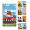 8 ks 10x6cm Mini spirálový zápisník do vozidla Školní potřeby Auto Nákladní auto Autobus Poznámkový blok Odměny do třídy Výplně do dárkových tašek
