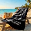 Juventus Customized Name Beach Towel Quick-Dry Soft Microfiber Suitable for Sports Travel Swimming Yoga Bathroom Beach And Pool
