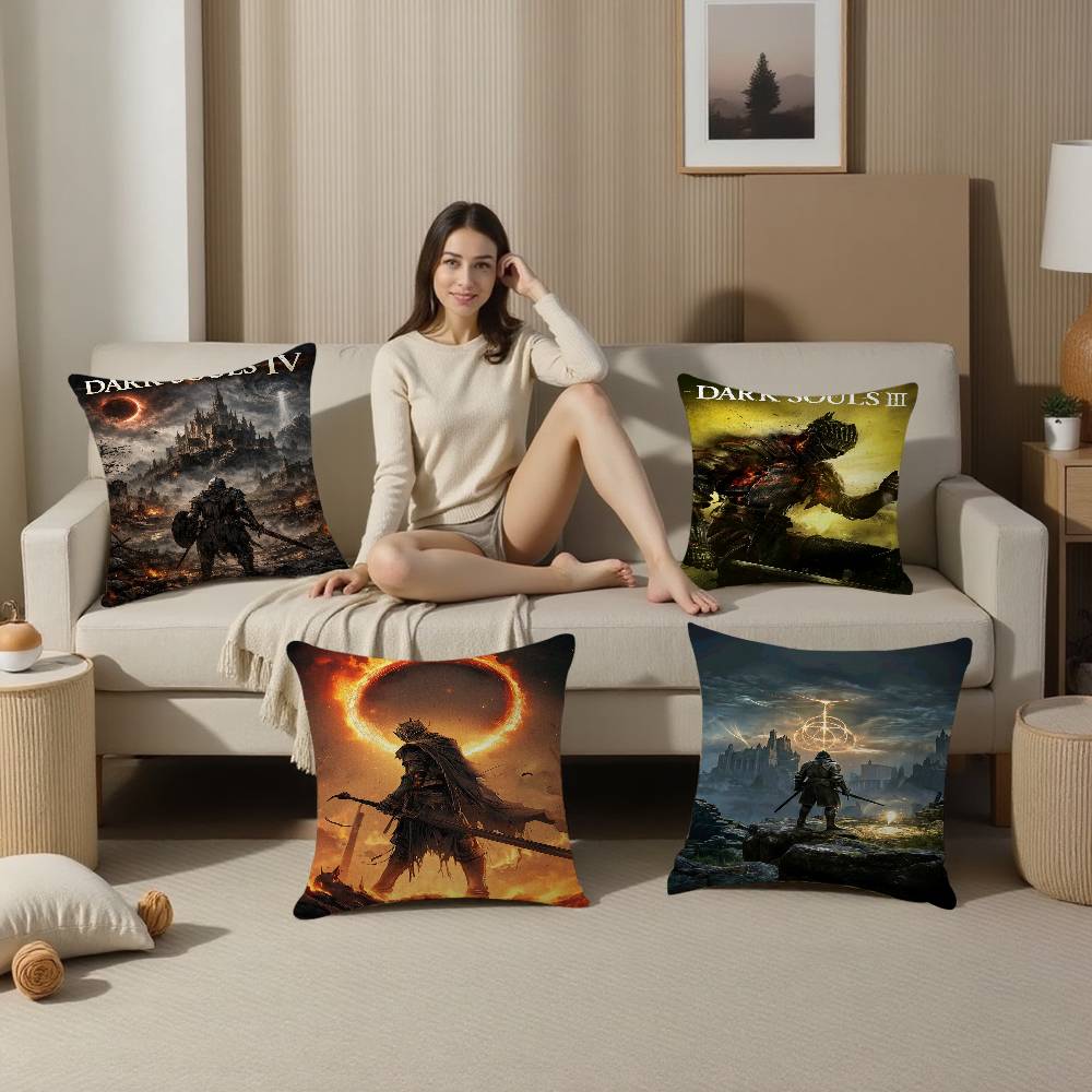 Pc Dark Souls Lucky Dragon Pillow Cover Sofa Cushion Cover Home Room Decoration Children Gift