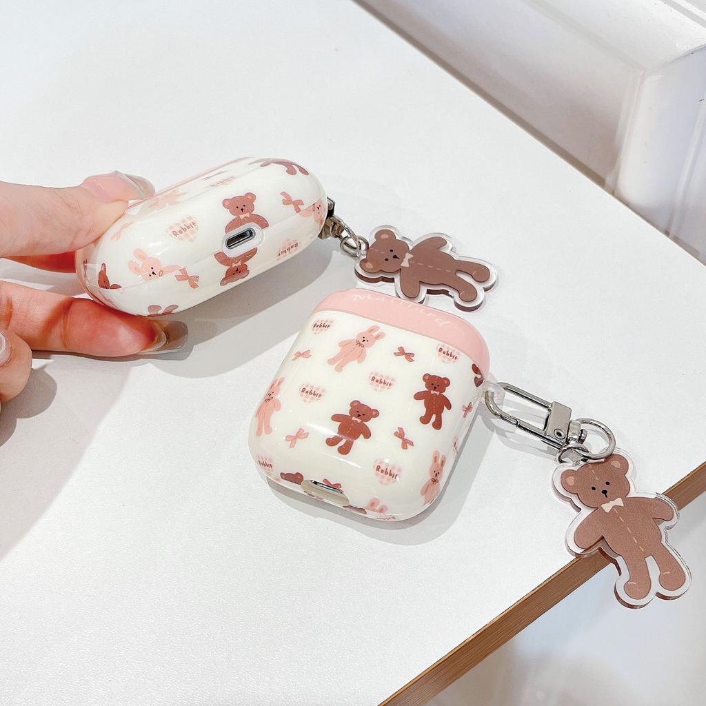 AirPods1/1/1 Apple AirPods Pro1 Rabbit Bear Wireless Bluetooth Anti-drop Earphone Cover Protective Case