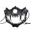 Halloween Anime Halbgesichtsmaske Tierskelett Maske Drachengott Skelett Cosplay