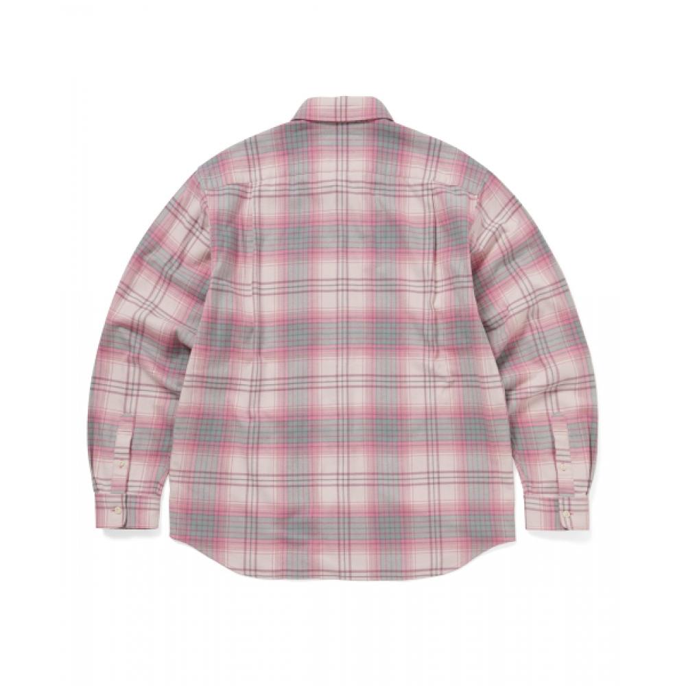 Thisisneverthat Flannel Check Shirt Pink