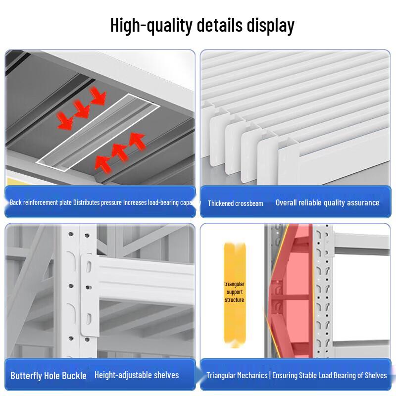 Zhixin Heavy-Duty 5-Tier Storage Rack