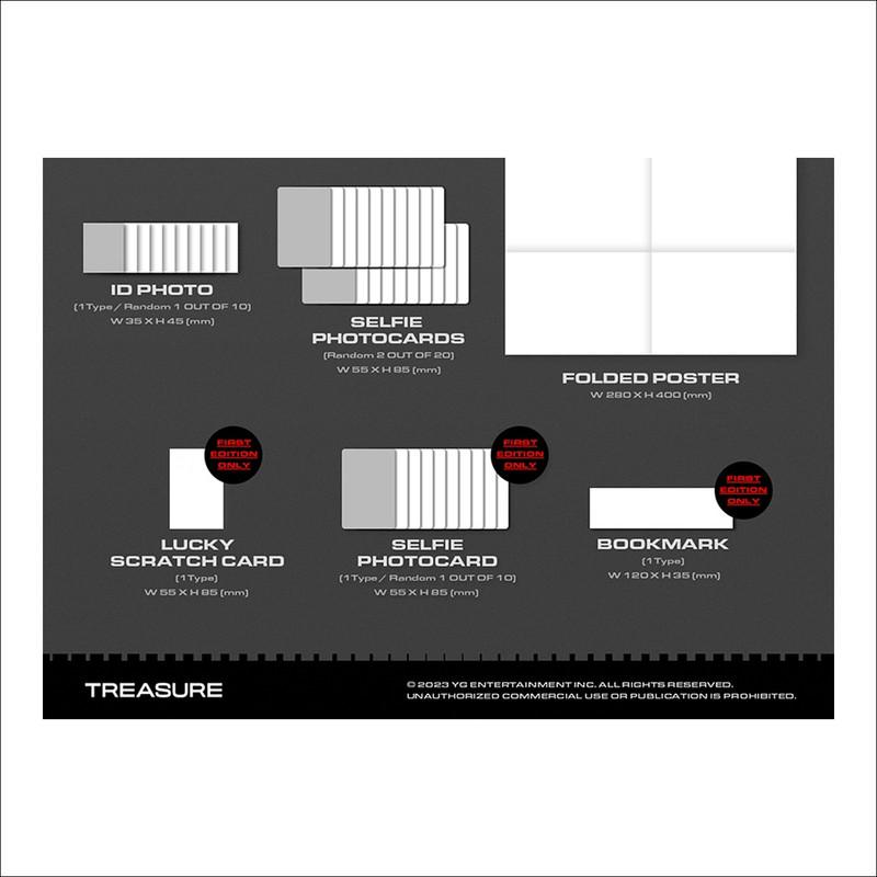 [POB] TREASURE AL 2-lea ALBUM COMPLET [REBOOT] (CARTE FOTO VER.) + Cadou gratuit