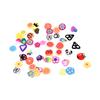 1000pcs 3D Fruit Animals Fimo Slice Clay DIY Nail Art Tips Sticker Decoration