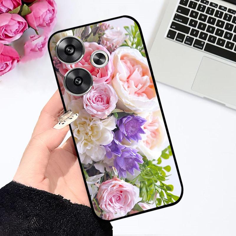 Cases For POCO F6 Cover Cute Astronaut Fashion Shockproof Soft Bumper For Xiaomi POCO F6 Coque For POCOF6 F 6 2024 Phone Capa
