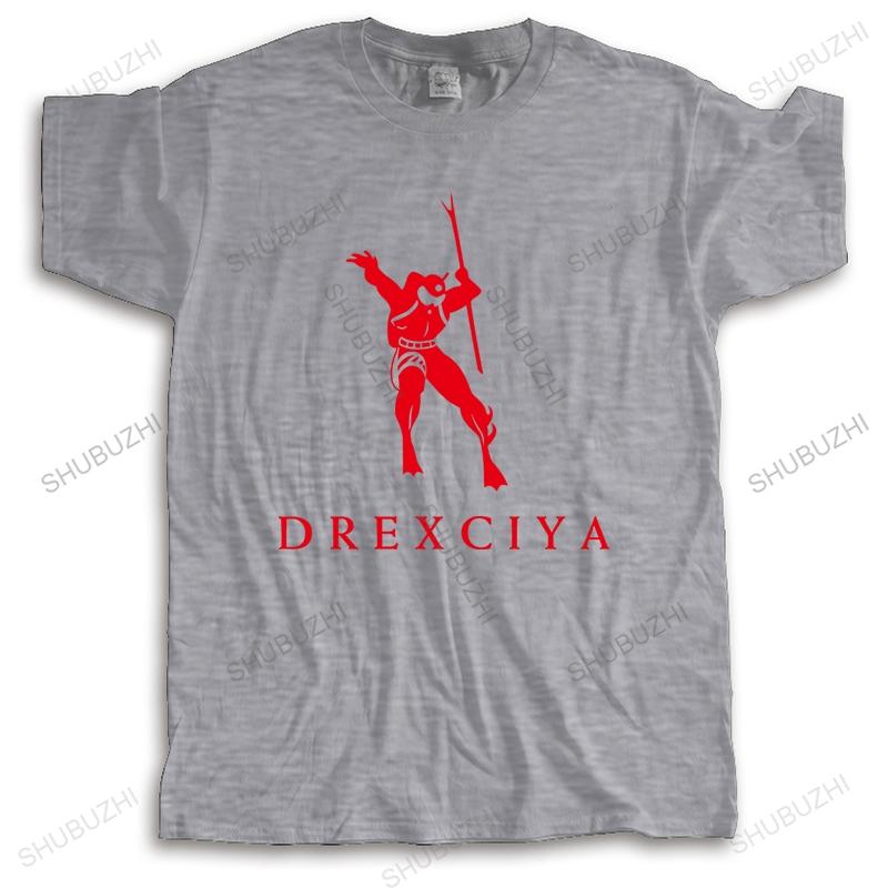 

Cotton Tshirt Men Crew Neck Tops Summer mens t shirt Drexciya cotton Detroit Electro Underground Resistance streetwear tee 4XL