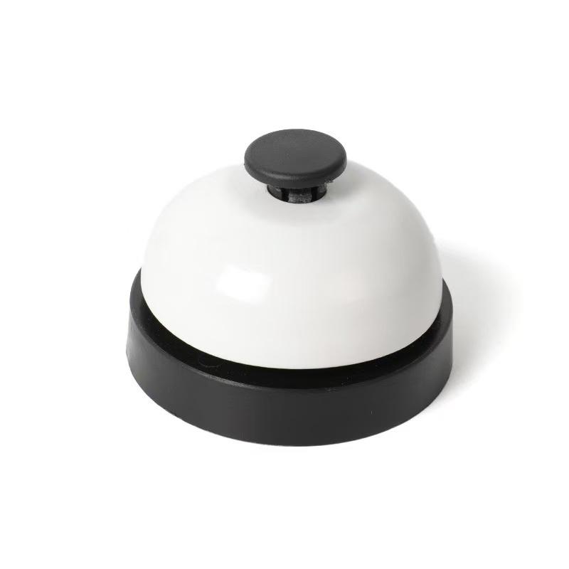 New Metal Hand Bell Delicate Durable Hand Clapping Bell Hand Pressing Service Bell Table Game Toy Accessories