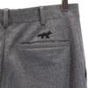 KITSUNE Sanyo Shokai Italian Wool 100% Wool Long Pants 42 Gray Men's Used