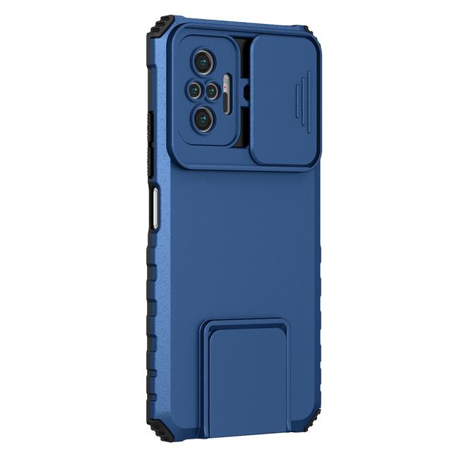 

Чохол для камери Armor Shockproof Slide Lens Camera Case для Xiaomi Redmi 12 Note 11 Lite 11S 10C 10 10S 11T Pro, кришка-тримач із підставкою for Poco M3 Pro 5G синій
