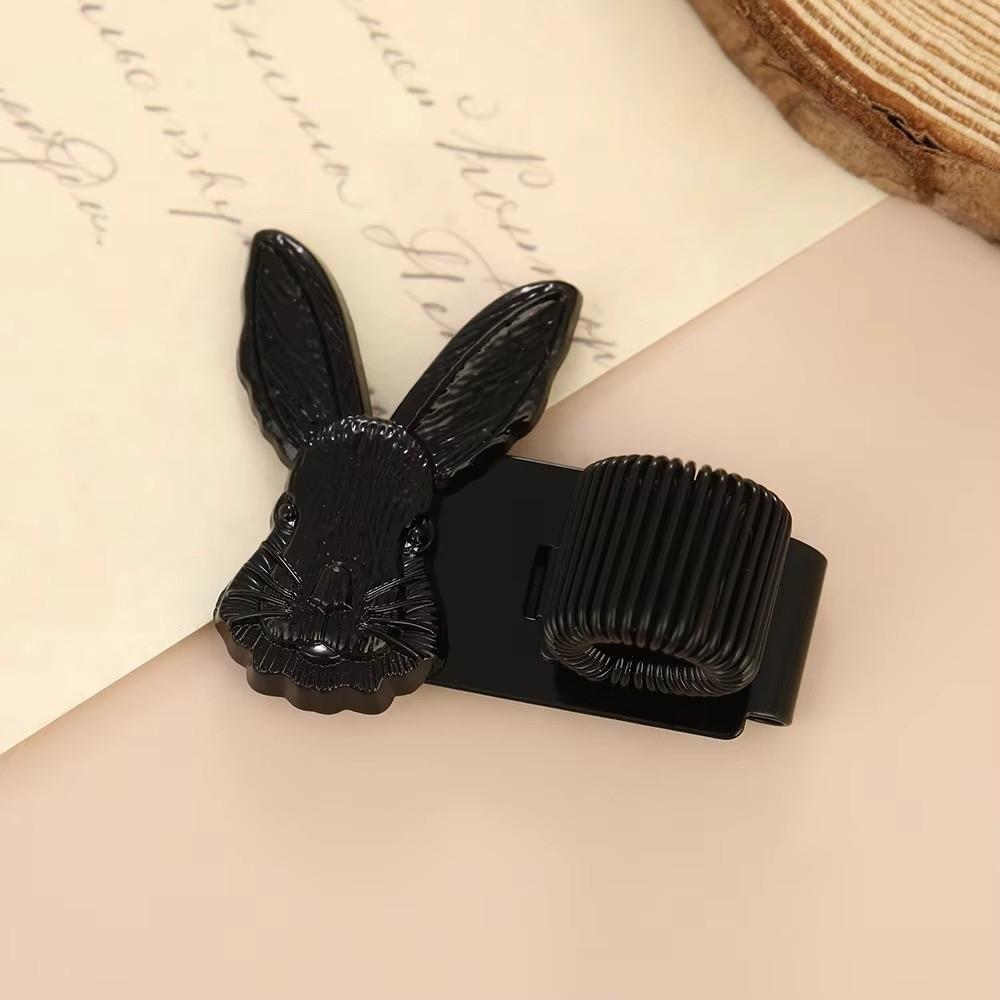 Decorative Pattern Pen Holder Clip Vintage Style Spring Loaded Clip Student Stationery