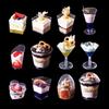Disposable Plastic Dessert Cups & Dishes