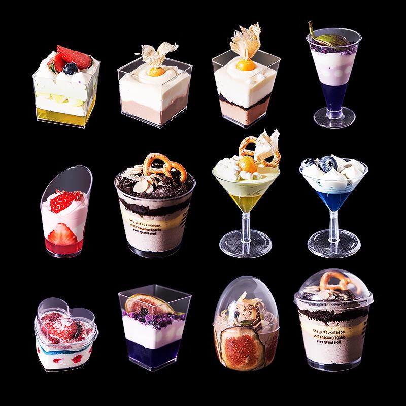 Disposable Plastic Dessert Cups & Dishes
