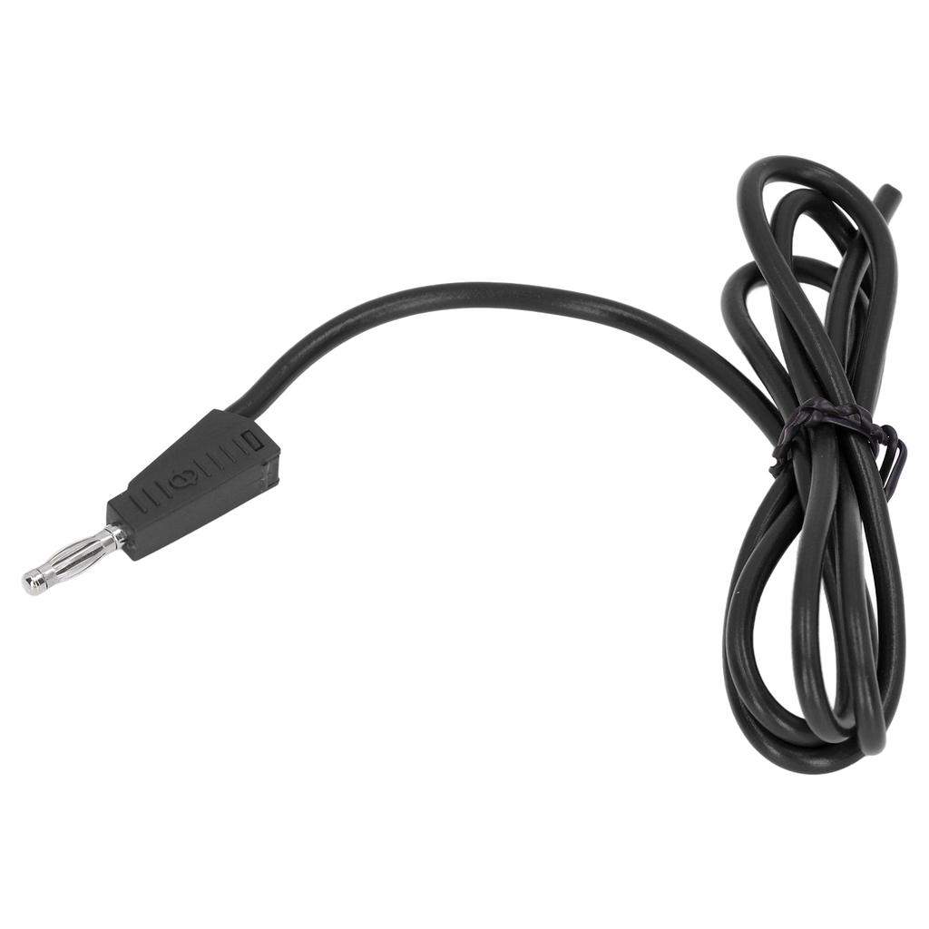 Banana Plug Test   Brass PE Electrical Test Cable Wire for Voltage Tester Truck Batteries 4mmBlack