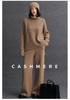 Women's High Neck Ribbed Knit Cashmere Sweater - Autumn/Winter Raglan Sleeve, Thickened Base Layer, Lazy Style