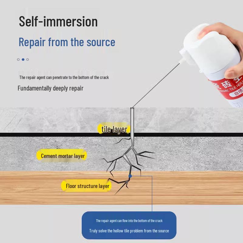 Strong Tile Adhesive: Grout & Repair Agent for Hollow Tiles
