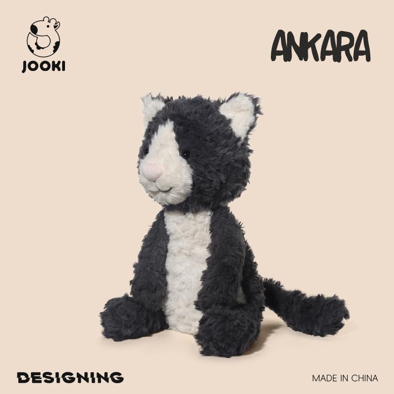 Kitten Plush Toy - Ultra-Soft Stuffed Animal, Sleep Aid Pillow & Birthday Gift for Kids