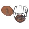 Rustic Coffee Filter Holder with Lid Coffee Filter Storage Container Coffee Pod Holder for Counter Coffee Bar Accessories Decor