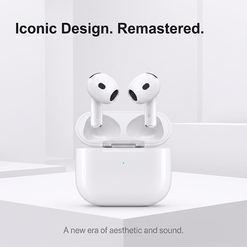 Fourth generation Air 4 Wireless Earbuds Bluetooth 5.3 Advanced ANC Clear Calls Instant Pairing Noise Cancelling Headphones