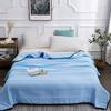 Solid Color Washed Cotton Summer Cool Quilt with Air Conditioning, Children's Quilt, Double Person Student Thin Quilt, Summer Cool Quilt