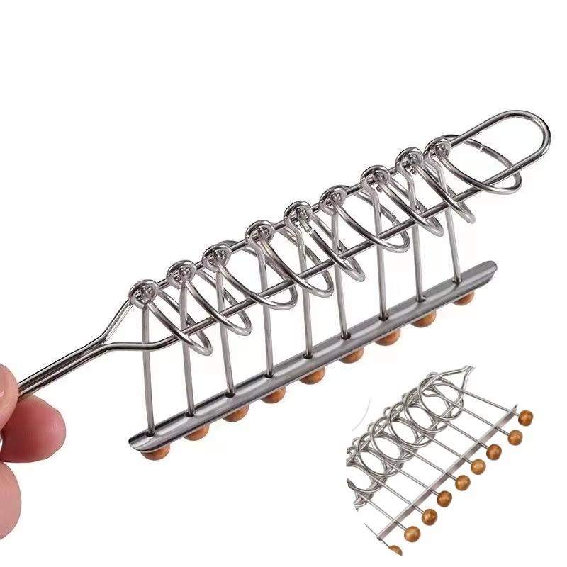 Metal Unlock Ring Puzzle Set Nine Chain Buckle Game Toy Stress Relief Toy Ring Buckle Chinese Cultural Decoration Buckle