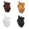 Realistic Heart Sculpture Home Office Desk Ornaments Heart Figurine Creative Resin Heart Statue Miniature Heart Figurine