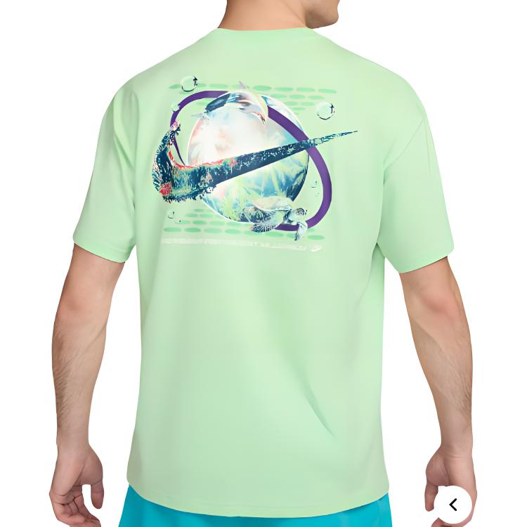 New Nike T Shirts Men's Green FV4048-376